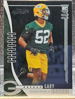 RASHAN GARY RC 2019 Panini Absolute #156 ROOKIE CARD Green Bay Packers - Image 1 of 2