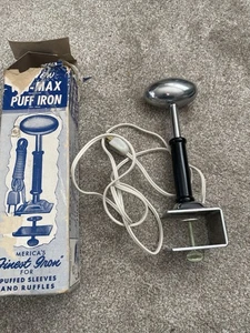 Vintage Vin-Max Puff Iron Model #2 with Box Tested Works - Picture 1 of 8