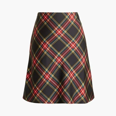 J.Crew Sold Out Tartan Plaid Mini Bias Slip Skirt A Line Above Knee Streetwear - Image 1 of 4