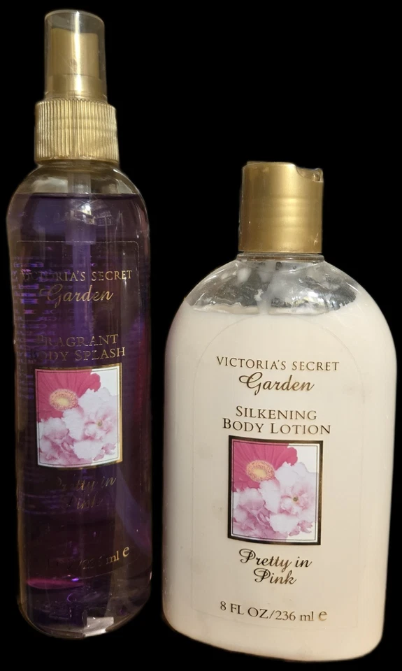 NUEVO RARO Victoria's Secret PRETTY IN PINK Loción Corporal y Splash Mist Set 8 OZ Foto 1 de 1
