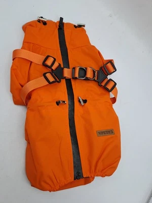 VPETPR Orange Polyester Dog Life Jacket Large Size L Safety T2750 D126 - Image 1 of 4