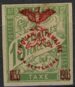 [571] New Caledonia 1903 stampdue stamp very fine MH value $42 - Picture 1 of 1