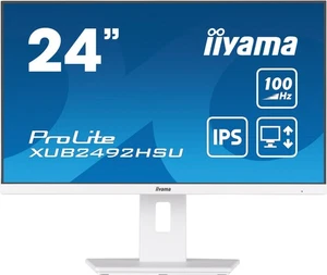 iiyama ProLite XUB2492HSU-W6 Monitor 23,8" Full HD IPS Weiß HDMI DP USB - Bild 1 von 9