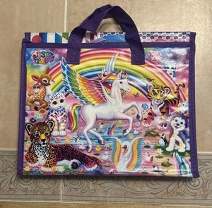 ❤️Lisa Frank Tri Fold Activity Storage Folder Unicorn Rainbow Coloring Books❤️ - Picture 1 of 9