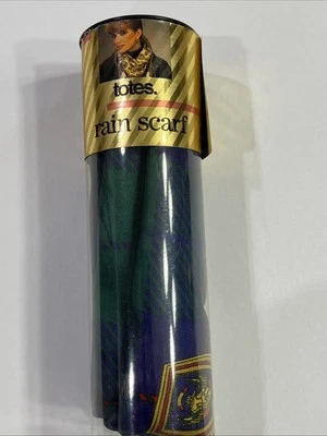 Винтажный сумки дождя шарф 32 «X 32» зеленый синий клетку золото красный новый в упаковке - Изображение 1 из 4