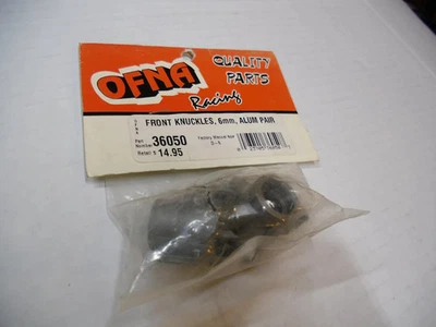 OFNA 36050 front knuckles aluminum  vintage discontinued part - Image 1 of 2
