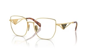 Prada VPR A54D 5AK-101 Gold 55 mm Demo Lens Women's Eyeglasses - Picture 1 of 10