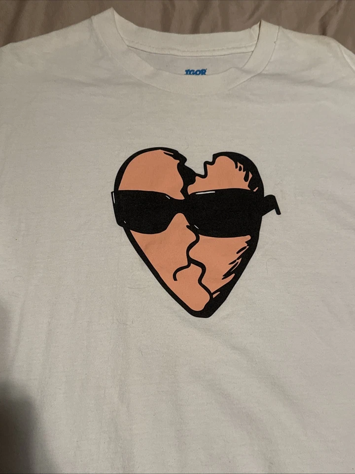 Tyler the Creator x Golf Wang - Igor Heart T Shirt - White Size Large - Image 1 of 4
