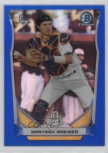 2014 Bowman Draft Chrome Blue Refractor /399 Grayson Greiner #CDP99 - Picture 1 of 4