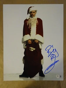 Signed Billy Bob Thornton Autographed 11"x14" Bad Santa Beckett BAS COA - Picture 1 of 4