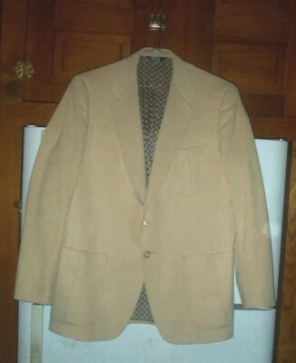 Abrigo deportivo Ricky cosido con garrapatas/rosadas estilo Hollywood de los años 50 - ¡42!  Foto 1 de 4