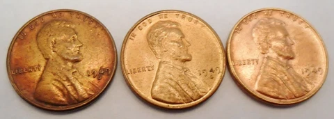 1949 P D S Lincoln Wheat Cent / Penny Set   *FINE OR BETTER*  **FREE SHIPPING** Cover