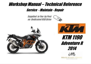 KTM 1190 Adventure R Service Repair Workshop Manual USB 2014 - Picture 1 of 7