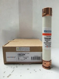 New Lot Mersen Ferraz Shawmut TRS30R 30 Amp Fuses FRS-R-30 600 Volt NIB - Picture 1 of 3