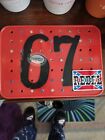 Old School Bmx Number Plate Late 70s