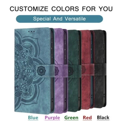 Patterned Wallet Case Flip Stand Phone Cover For Motorola Moto G15 Power G05 G75 - Image 1 of 4