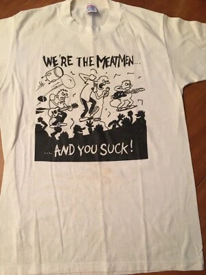 Camiseta De Colección The Meatmen We Are The Meatmen & You Suck Punk Original Mediana Foto 1 de 4