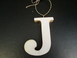 White Marble Initials with Gold Leaf Border, Various Letters, NWT - Picture 1 of 18