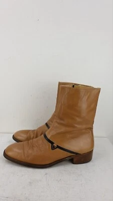 Винтажные полусапоги ручной работы Creazioni Agosta карамельный размер EU42/UK8/US9 - Изображение 1 из 4