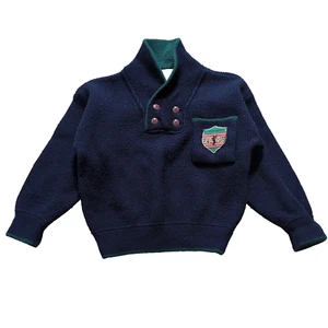 Yves Saint Laurent Enfance Kinder Pullover Wolle Gr. 116 | Designer Vintage YSL - Bild 1 von 10