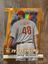 2013 Panini Prizm Prizms Orange Die-Cut #280 Phillippe Aumont /60