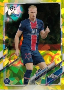 TOPPS CHROME UEFA CHAMPIONS LEAGUE 2020/21 SAPPHIRE - 51 MITCHEL BAKKER YELLOW - Picture 1 of 1