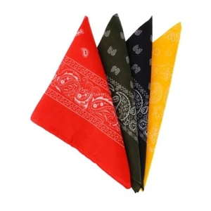 4 X Bandana Paisley Print 100% Cotton Scarf Head Wrap Neck Headband 54 x 54 cm - Picture 1 of 9