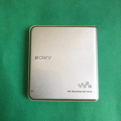 Sony Mini Disc Walkman Silver Player Model MZ-E630 only player No Battery - Image 1 of 4