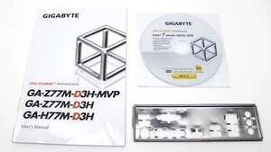 Gigabyte GA-Z77M-D3H Rev.1.1 - Instrukcja obsługi - Osłona - Driver CD #310682 - Zdjęcie 1 z 1
