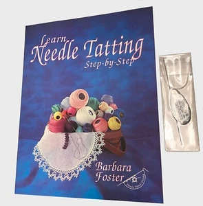 Learn Needle Tatting Step-By-Step, Handy Hands Tatting - Kit Needle & Threader - Picture 1 of 5
