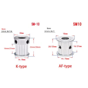 Polea de distribución 5M-10T diámetro de rueda síncrono 5 mm-10 mm para impresora 3D CNC Reprap - Imagen 1 de 9