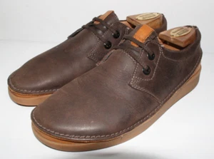 Clarks Men's Active Air Brown Leather Shoes Lace Up UK Size 6.5 G - Picture 1 of 7