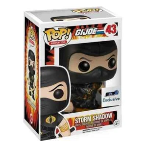 *Slight Damage* Storm Shadow (Black) #43 - GiJoe GTS Exclusive Funko Pop! - Bild 1 von 2