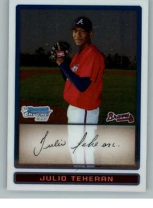 2009 Bowman Chrome Prospects #BCP4 Julio Teheran (ref 129931) - Picture 1 of 2