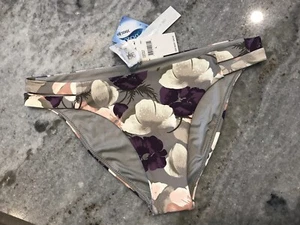 O’Neill Bikini Bottom Size L NWT Strappy Lok Floral Purple Roxy Ron Jon’s - Picture 1 of 8