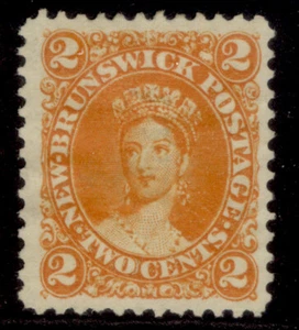 CANADA - New Brunswick QV SG10, 2c orange, UNUSED. Cat £38. - Picture 1 of 1