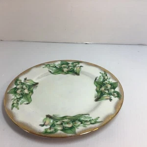 UCAGCO Lily of the Valley Small Salad Plate. Irredentist,Japan,7.5 Inches - Picture 1 of 7
