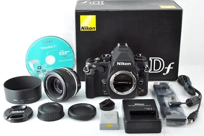 Nikon Df Black + AF-S 50mm f1.8G Special Edition [Near MINT in Box] 16.2MP DSLR - Image 1 of 4