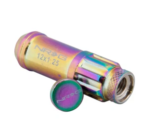 NRG LN-LS700MC-21 - 700 Series M12 X 1.5 Steel Lug Nut w/Dust Cap Cover Set 21 P - Picture 1 of 5
