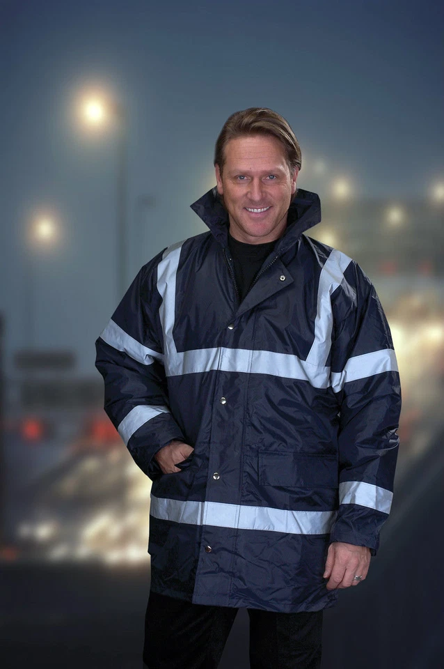 Yoko Security Jacket Waterproof Work Coat mens parka- S M L XL 2XL 3XL - Image 1 of 1