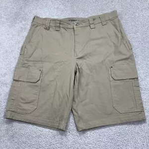 Duluth Trading Co Cargo Shorts Mens Size 40 x 12 Beige Flex Fire Hose Stretch - Picture 1 of 12