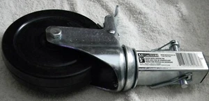 MetalTech 5 Zoll Gerüstrollen Doppelverschluss 350 Pfund Tragfähigkeit - Neu - Ein Paar - Bild 1 von 3