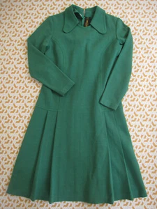 Robe Vintage Edialeda vert 70'S été Femme Pop Années 70 dress - 42 - Picture 1 of 7