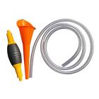 Manual Gas Oil Pump 2M with Tube Connector Siphon Transfer Pump Kit for Lawn