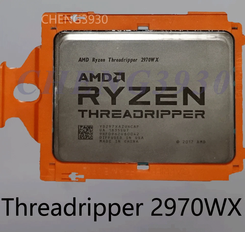 AMD Ryzen Threadripper 2970wx 3.00ghz 48 threads 24 cores 250w CPU processor - Image 1 of 1