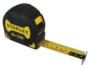 STANLEY STHT0-33569 Grip Pocket Tape 8m/26ft (Width 28mm) STA033569 - Picture 1 of 2