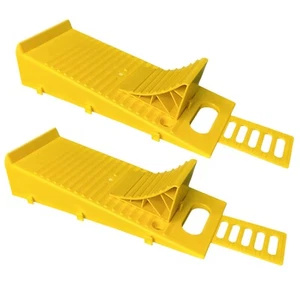 2 x Chockmaster Levelling Ramp with Chock Anti Slip Pad & Bag Anti Sink Leveller - Picture 1 of 7