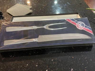 Conjunto de faca e garfo vintage para servir ourives - Imagem 1 de 2