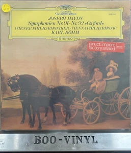 SEALED DG RECORD Joseph Haydn - Symphonien Nr.91 / Nr.92 Oxford - Imagen 1 de 2