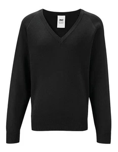 **SCHULE/FREIZEIT QUALITÄT PULLOVER ACRYL STRICK-NEU VERSIEGELT-ALLE FARBEN** - Bild 1 von 7